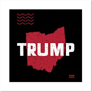 Trump Ohio 2020 - Red Wave, Red State Posters and Art